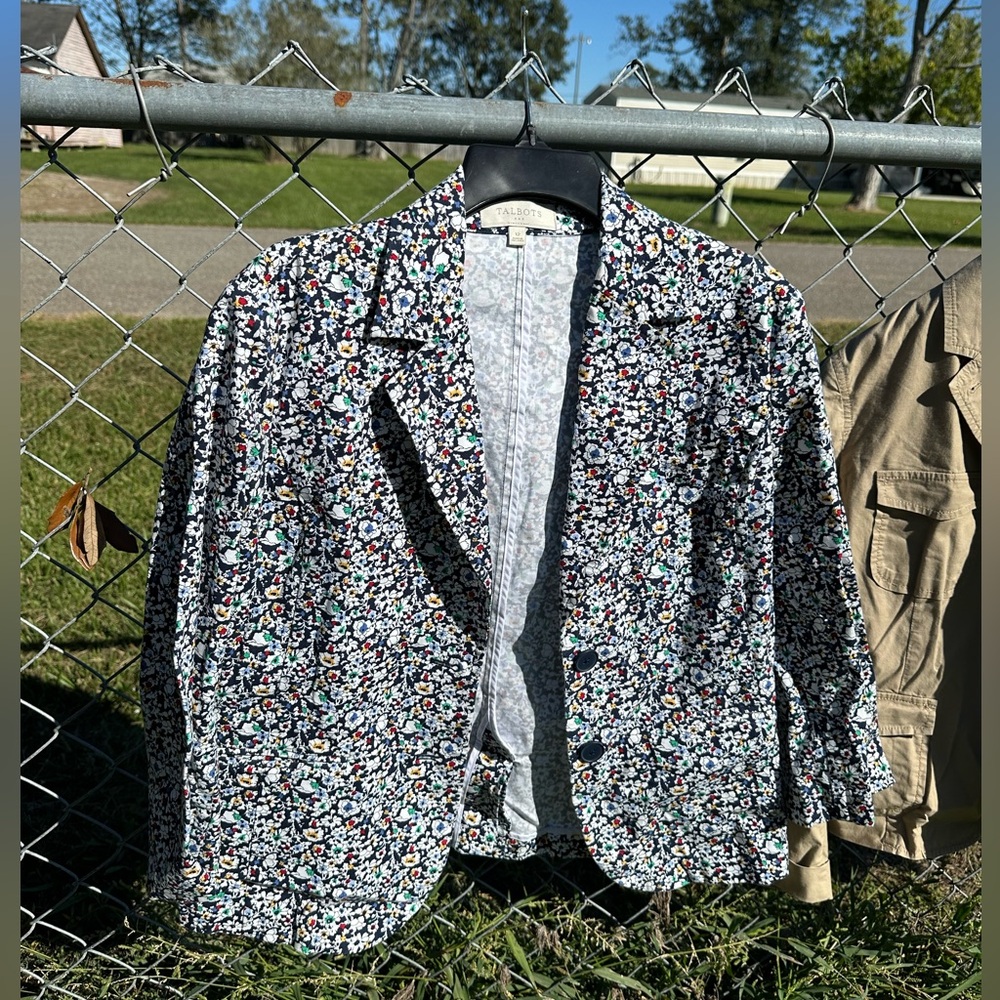 Talbots Women’s Petite Floral Blazer